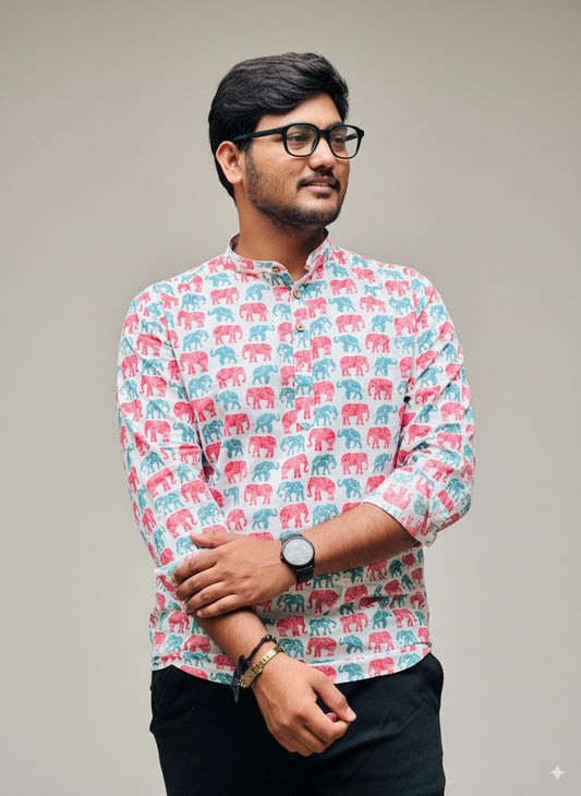 Painted Parade Short Kurta