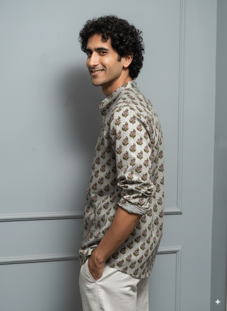 Leafy Trail Short Kurta