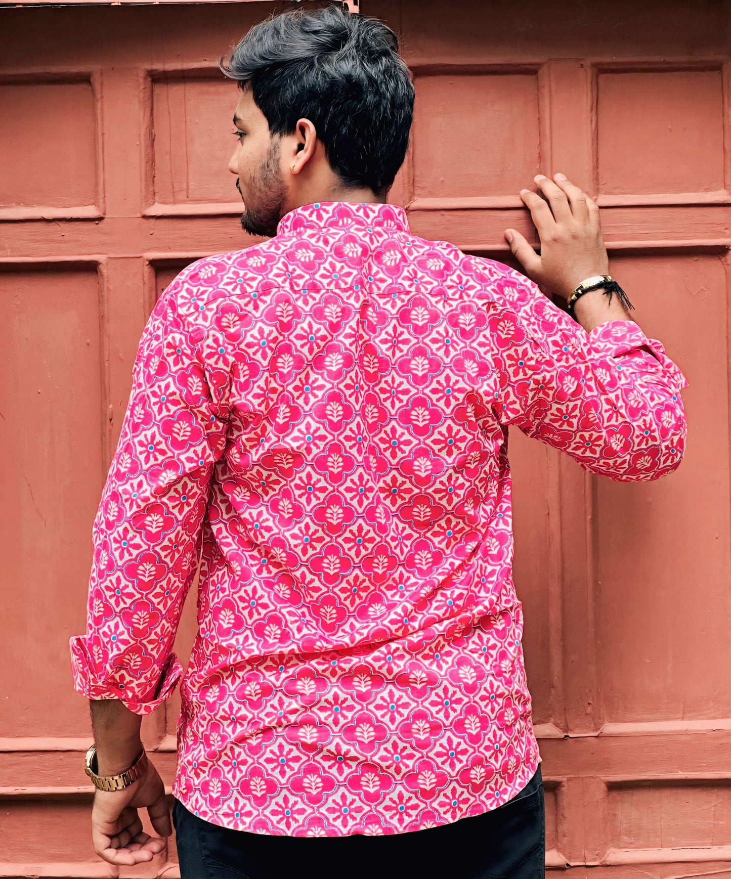 Fuchsia Mosaic Short Kurta - My Store
