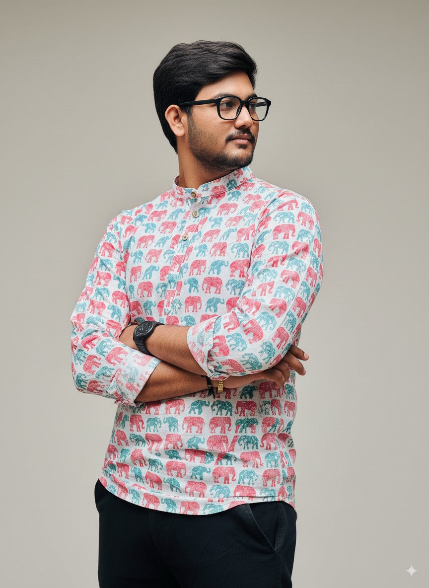 Painted Parade Short Kurta