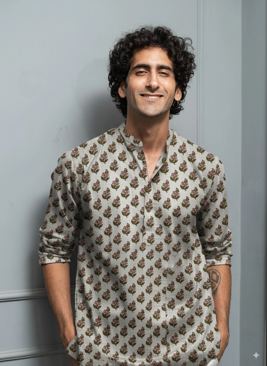 Leafy Trail Short Kurta