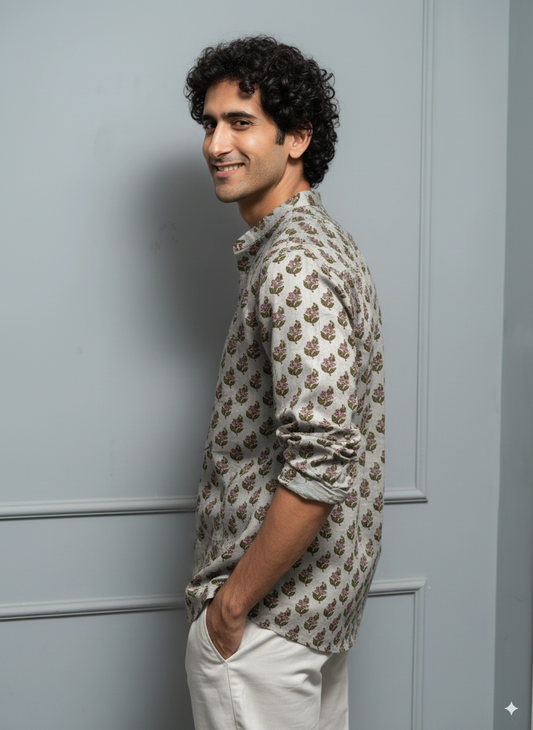 Leafy Trail Short Kurta