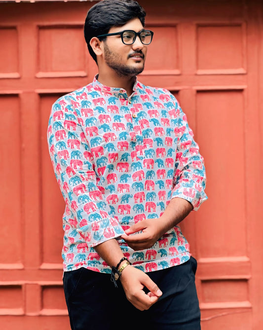 Painted Parade Short Kurta - My Store
