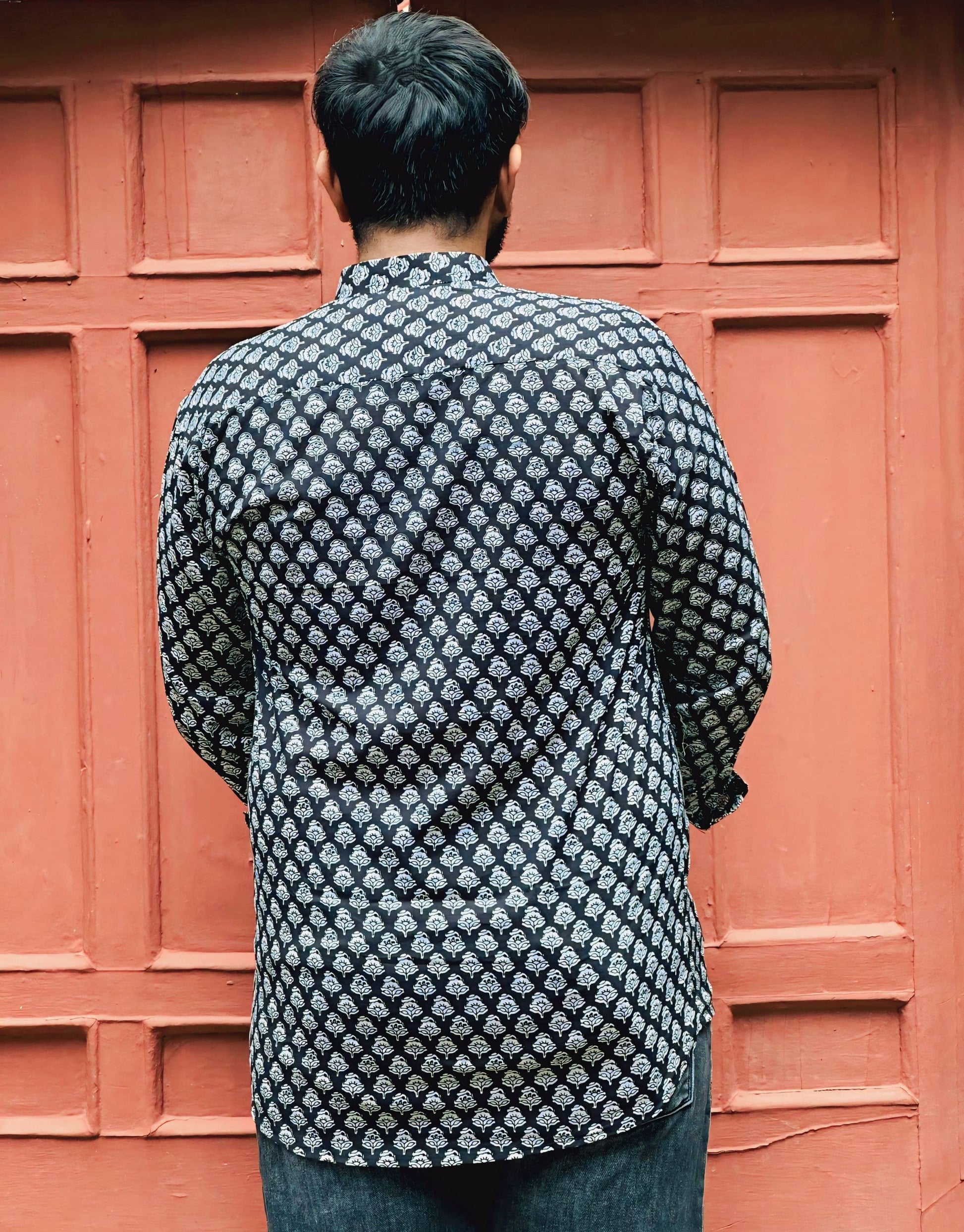 Midnight Medallion Short Kurta - My Store